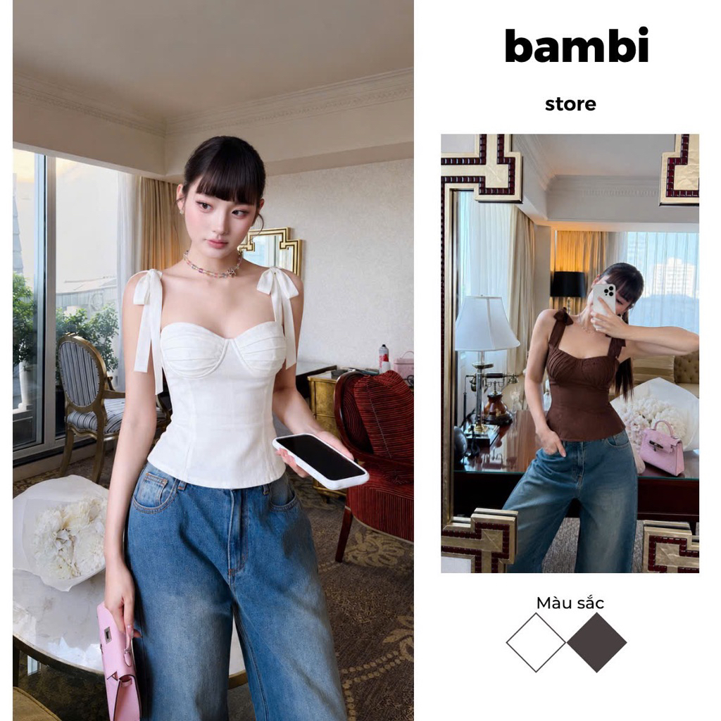 [Bambi] Melia Top ( có mút ngực) | BigBuy360 - bigbuy360.vn