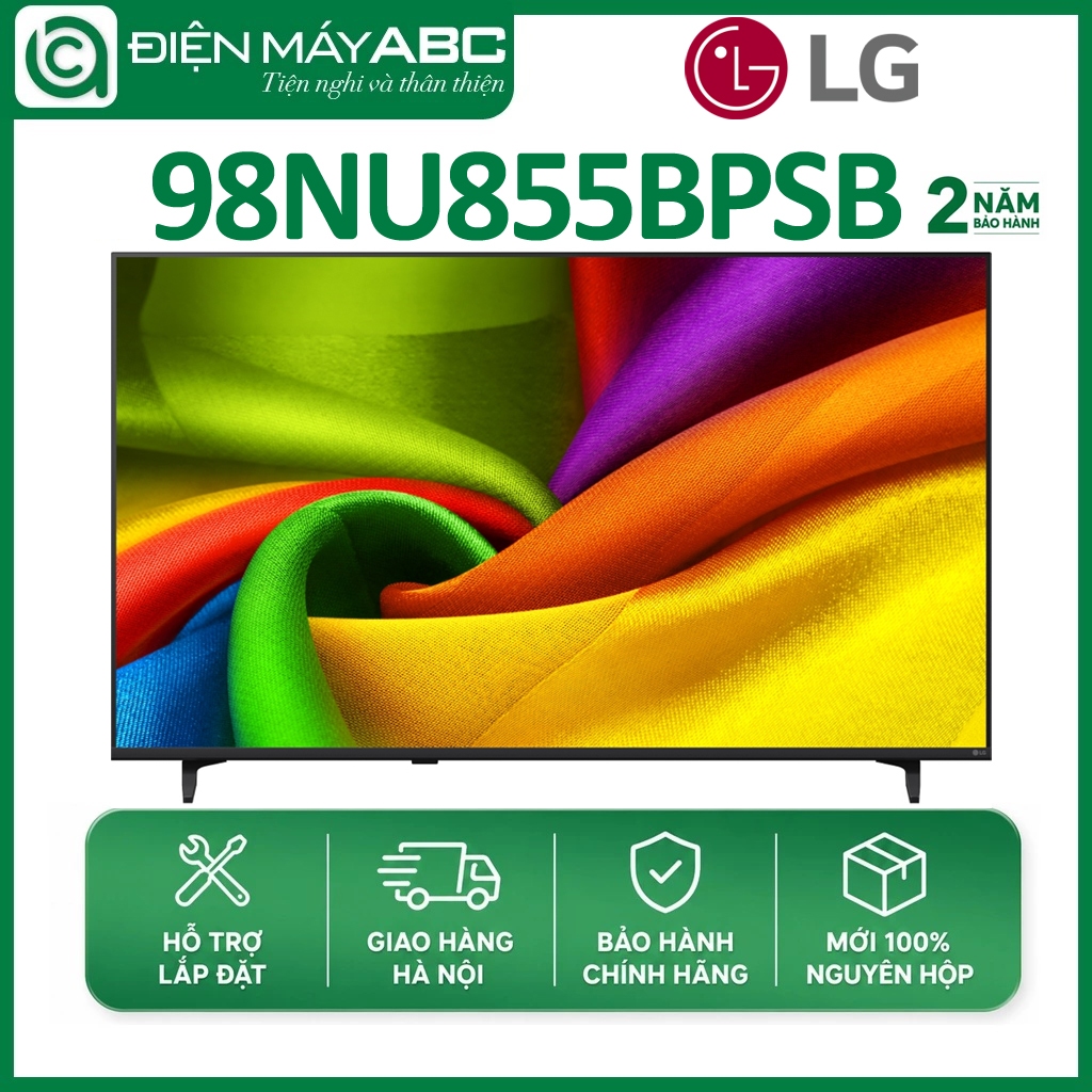 Tivi LG 98 inch 98NU855BPSB Smart TV NANO 4K AI NU85 Mới 2026