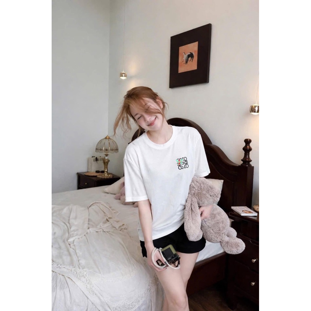 Áo Phông Lowe Logo Ngực Hottrend Hoạ Tiết In 5D Chất Liệu Cotton 2C Quảng Châu BP60
