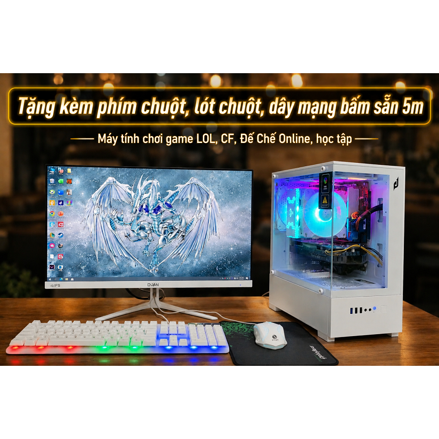 Bộ PC Chơi Game LOL, CF, AOE, Giải trí online Core i5