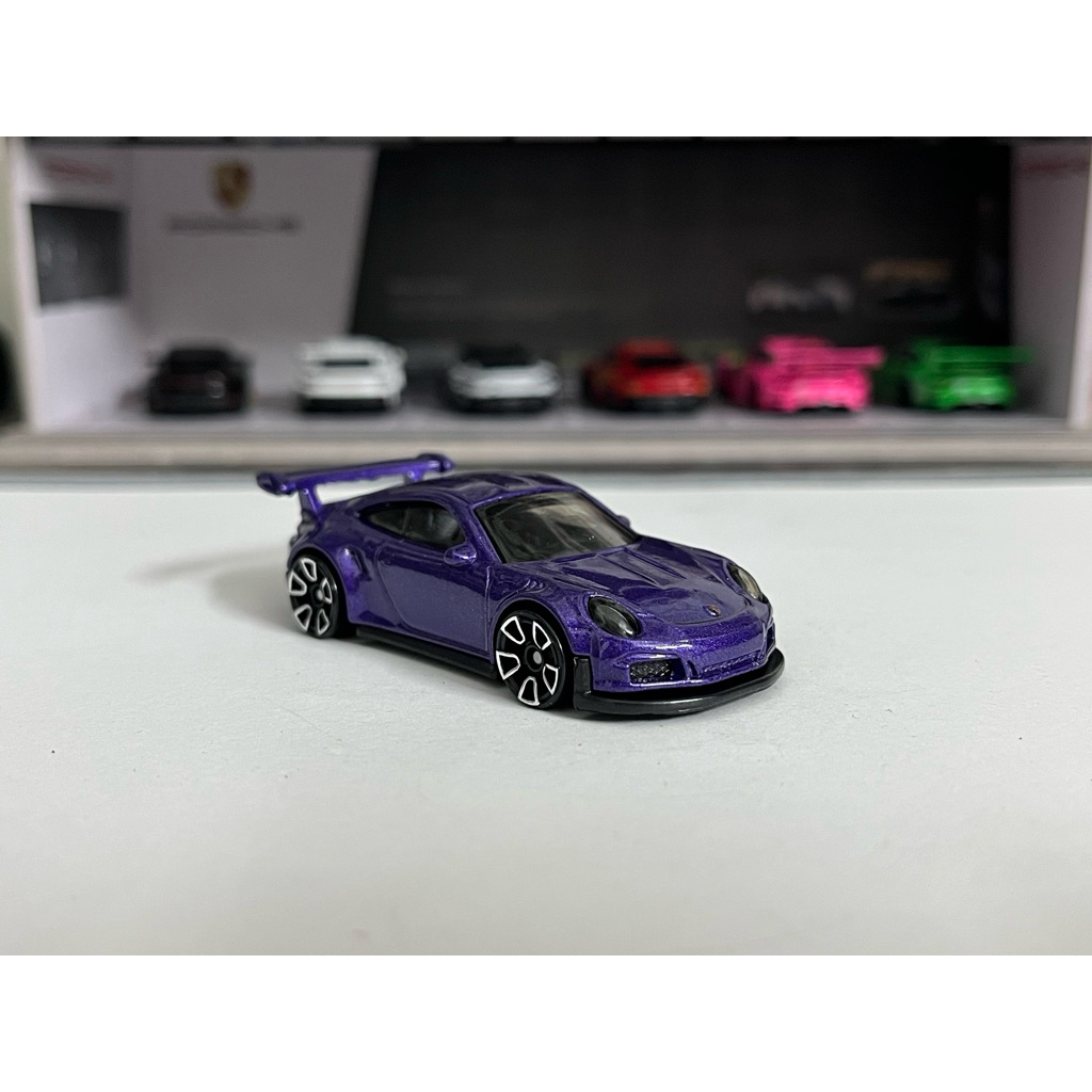 Xe mô hình Hotwheels Porsche 911 GT3 RS Tím LOOSE ĐẸP