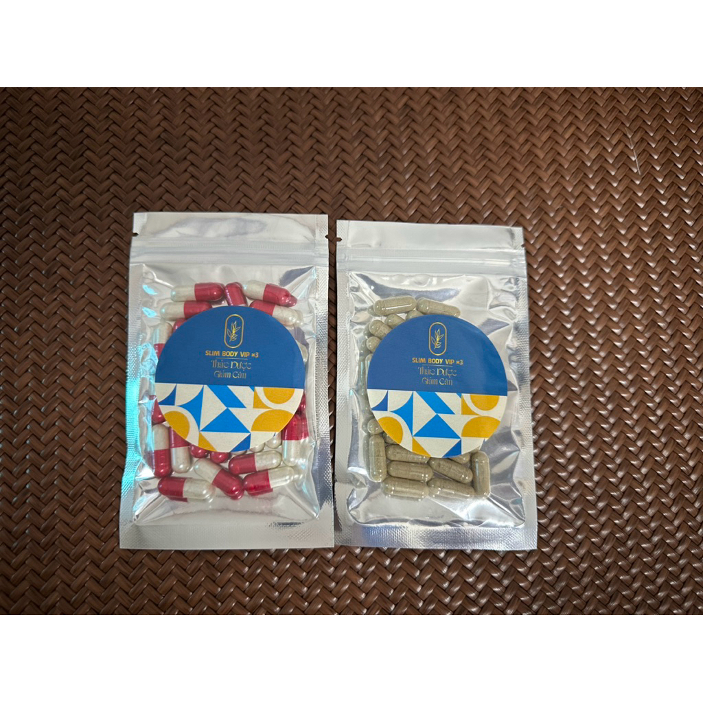[2 món]  Slim Body x3 hỒng xanh vIP
