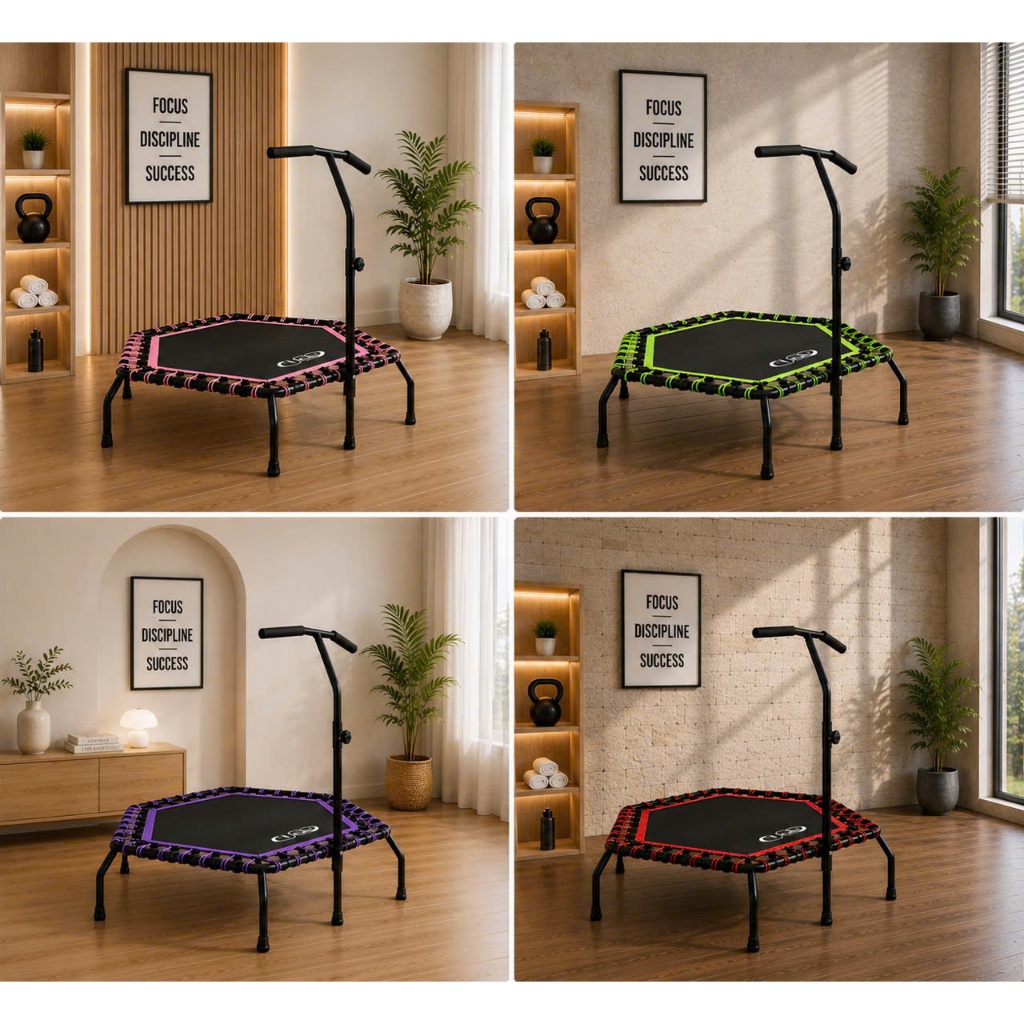Bạt nhún chân cong  TRAMPOLINE 50inch