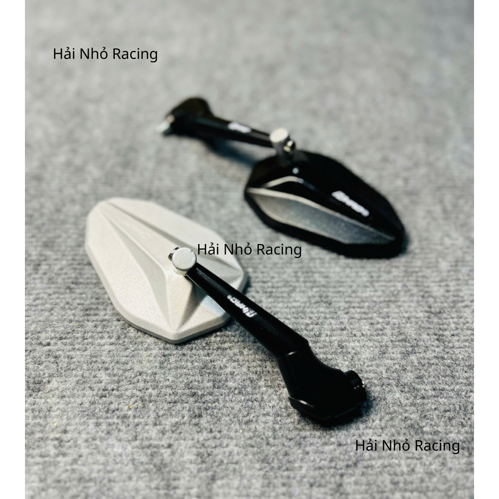 Gương Chiếu Hậu Xe Máy H2D V2 Nhựa Ren Thuận 10li Tặng Ốc