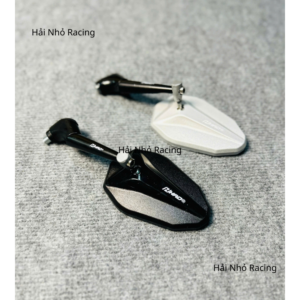 Gương Xe Máy H2D V2 Nhựa Ren Thuận 10li Tặng Ốc