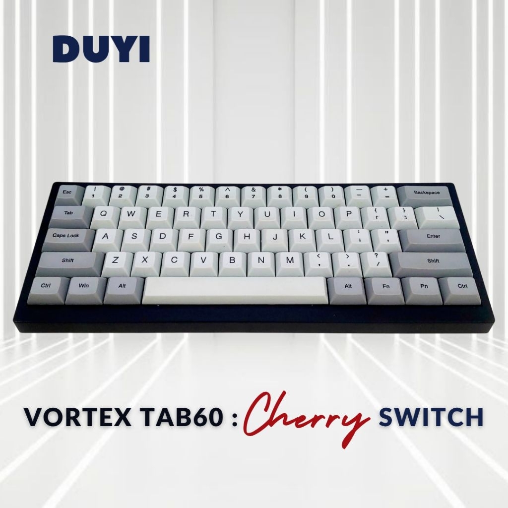 Bàn Phím Cơ Vortex Tab60 Cherry Switch Bluetooth Cao Cấp - DUYI VIỆT NAM