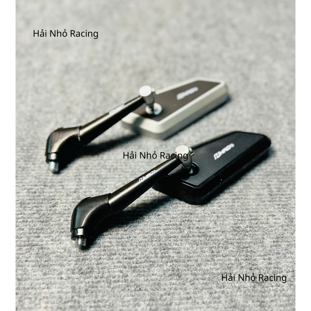 Gương Chiếu Hậu Xe Máy H2D 744 Nhựa Ren Thuận 10li Tặng Ốc