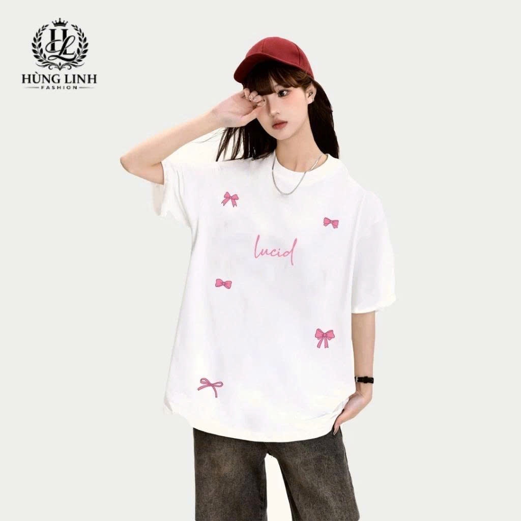 Áo Thun Local Brand Unisex Tay Lỡ Form Rộng In Nơ Chất Co Giãn | Young Style