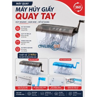 Máy xén giấy,hủy giấy văn phòng A5-A4, tạo giấy rơm dạng sợ bỏ hộp quà ,máy tạo giấy chống sốc (Quay tay hoặc Tự động)