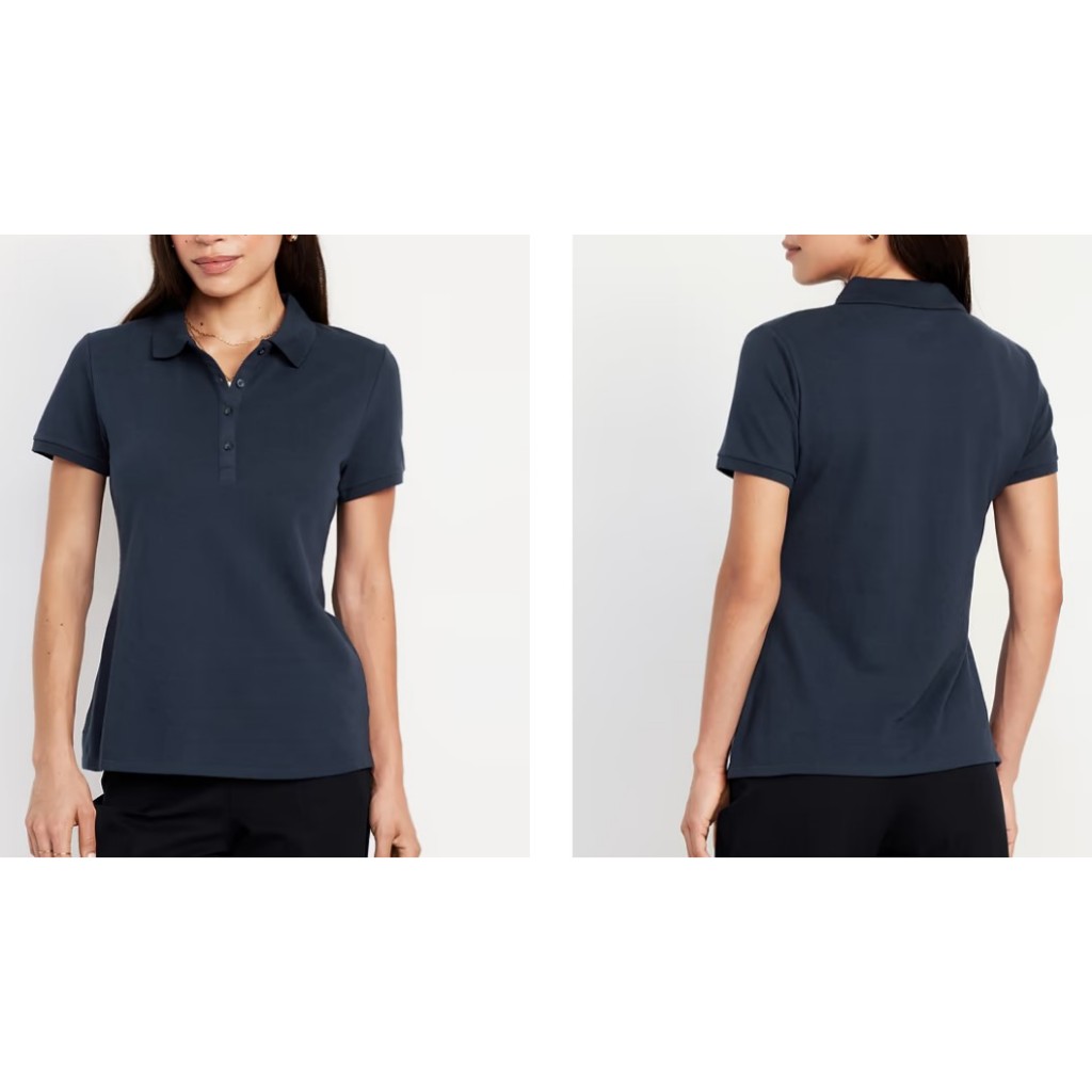 Áo polo nữ ngắn tay thun cá sấu size M (165/92A), dư xịn