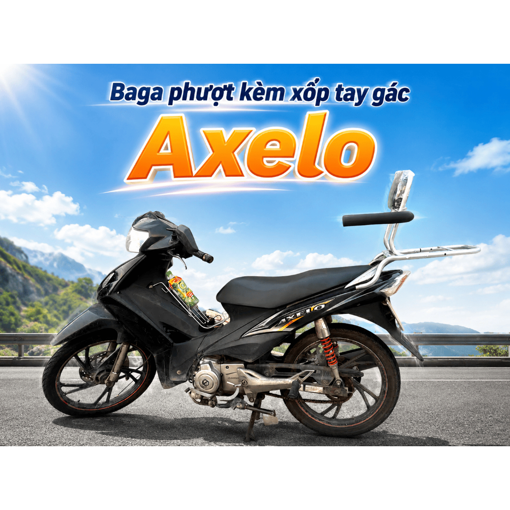 Baga Lắp Cho Xe Máy Axelo mẫu mới Baga phượt