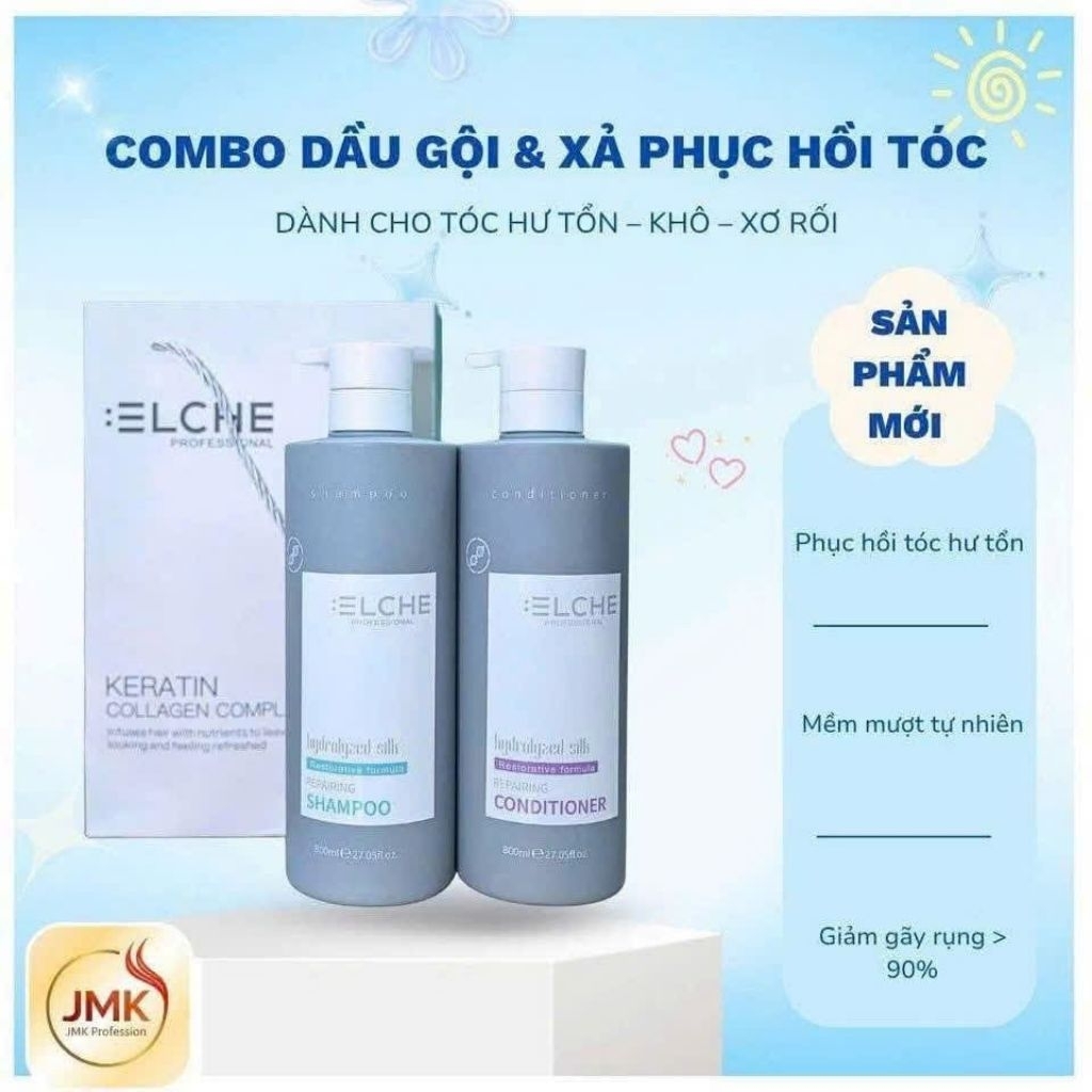 DẦU GỘI & XẢ PHỤC HỒI TÓC ELCHE PROFESSIONAL