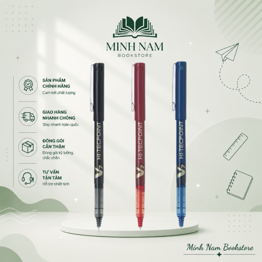 Bút Pilot mực nước Hi-Techpoint V7 tip ngòi 0.7mm