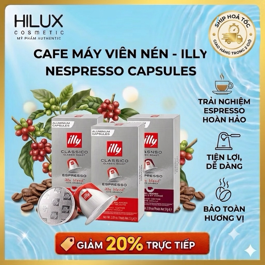Cà Phê Viên Nén Illy coffee 10 capsules