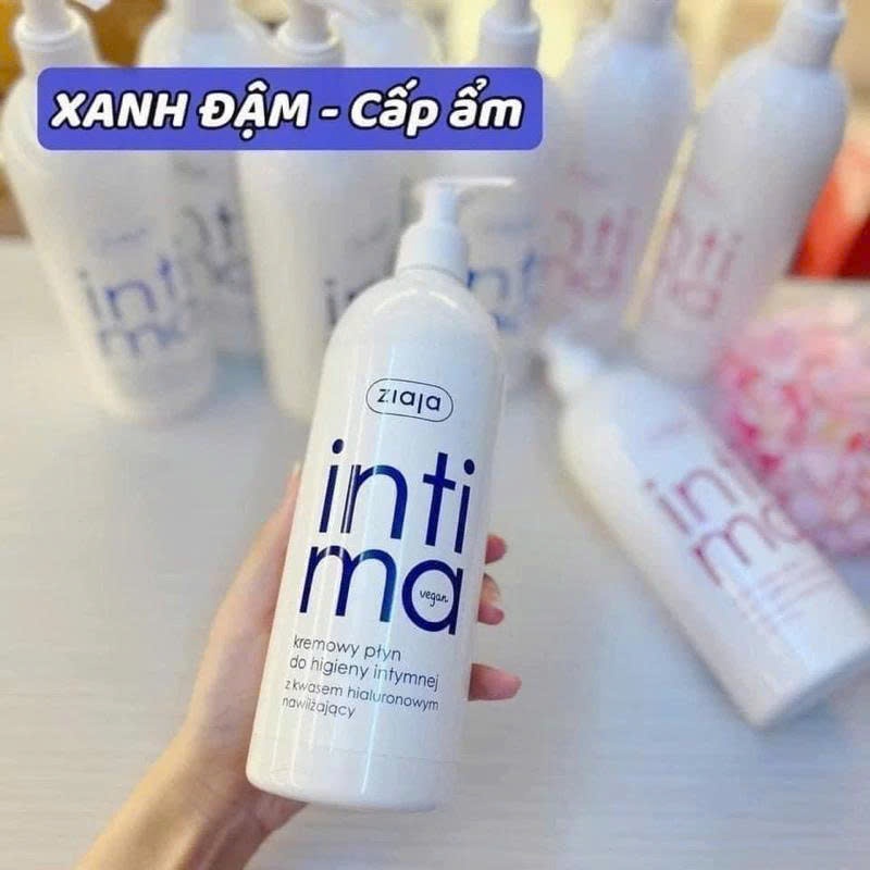 (xanh đậm 500ml)   Dung Dịch Vệ Sinh Phụ Nữ Intima Ziaja 500Ml Chính Hãng - Ddvs Intima Chăm Sóc Bảo