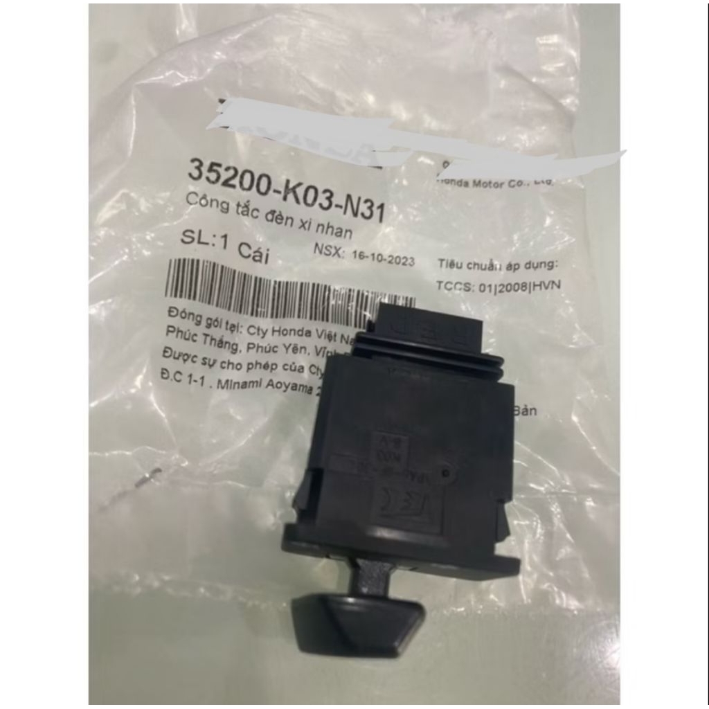 Công tắc đèn xi nhan 35200K03N31 cho RSX 110, SH 2017-2019, Vision 2015-2020,  Winner V1.
