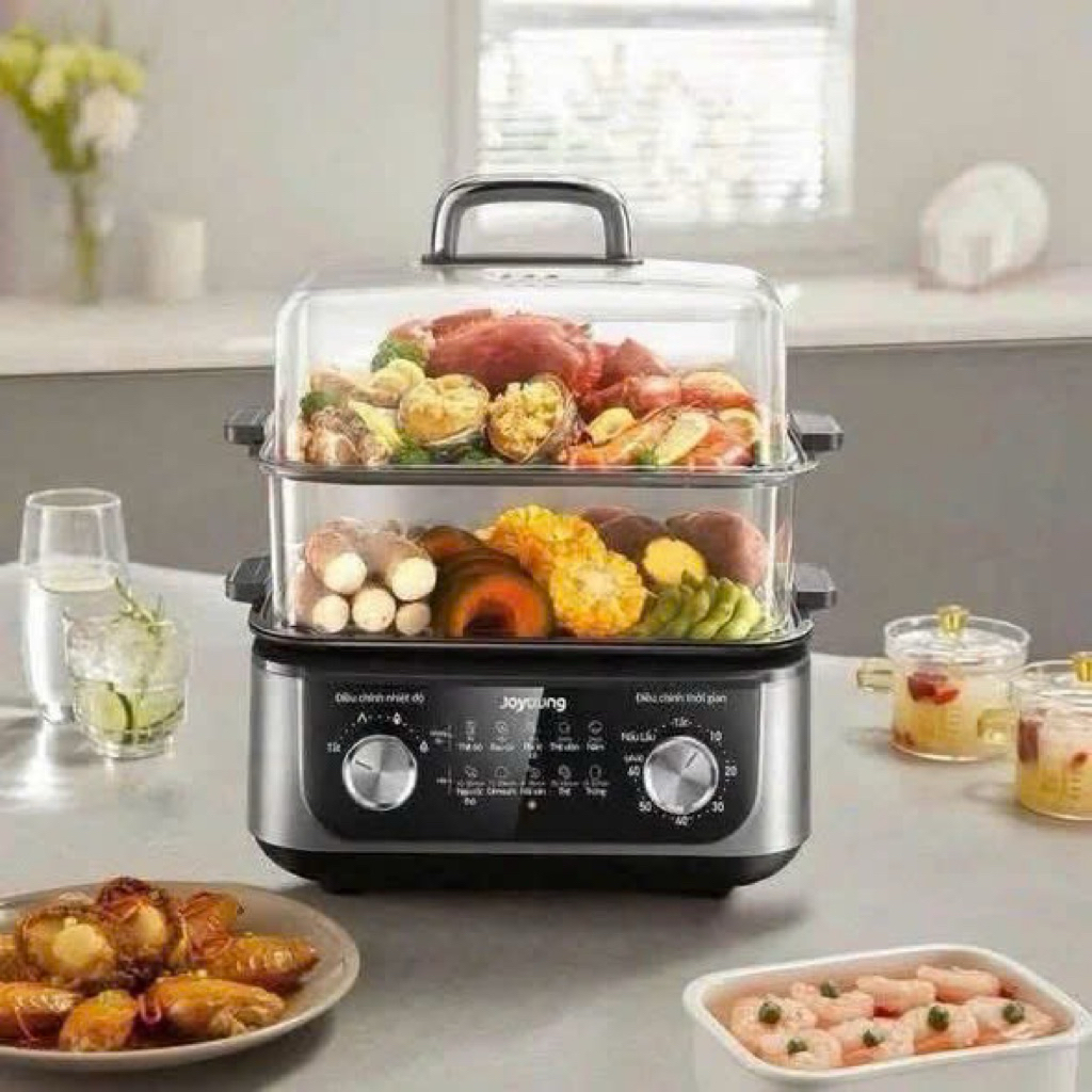 🍲 Nồi Lẩu Hấp Điện Joyoung JFS-556 – Đa năng, tiện lợi, nấu gì cũng ngon