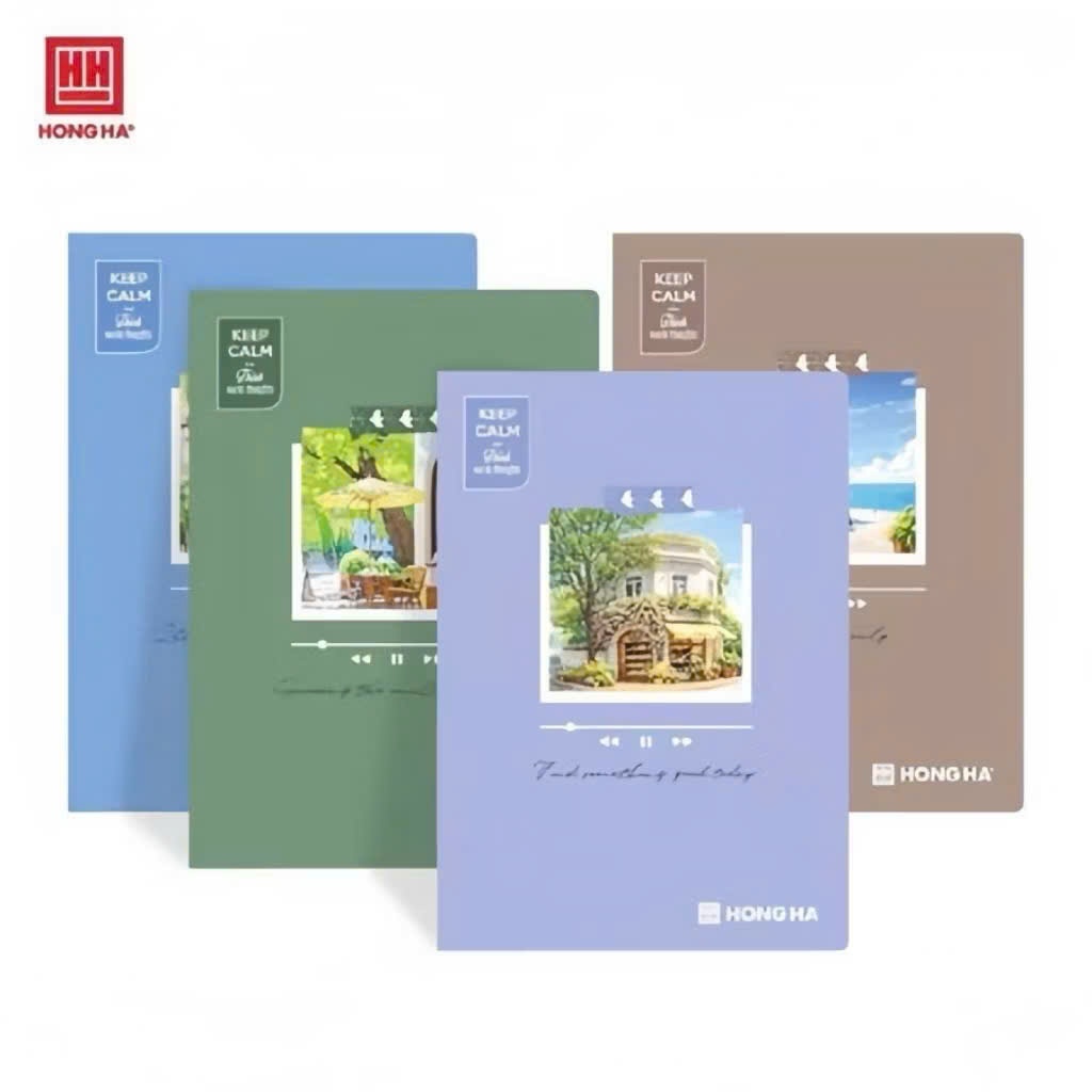 Combo 10 quyển vở kẻ ngang 72 trang Hồng Hà, Tập Kẻ Ngang Hồng Hà