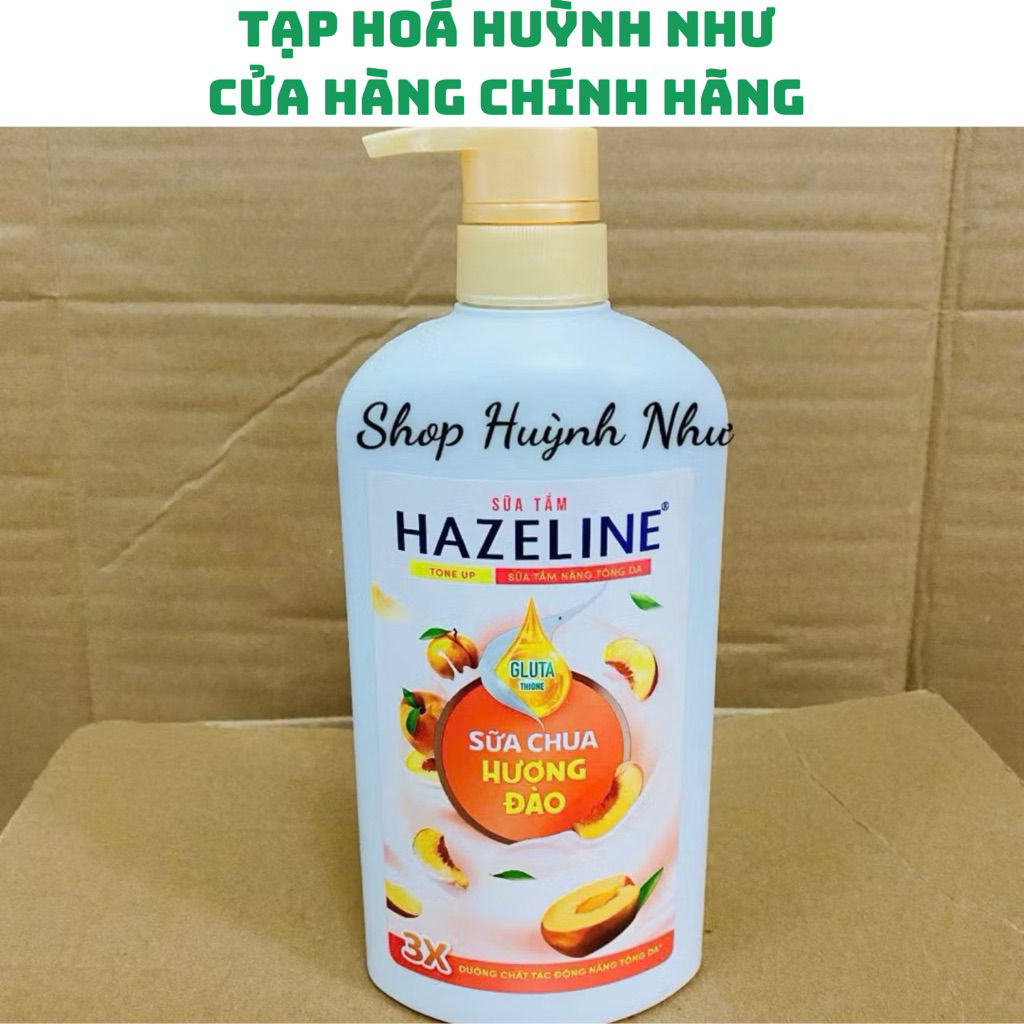 [CHÍNH HÃNG]Sữa tắm Hazeline sữa chua hương đào, 670g...siu thơm