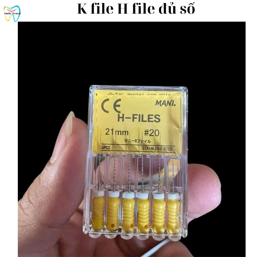[ RẺ NHẤT ] Nong dũa nha khoa H file K file Reamers đủ số - Trâm file nội nha