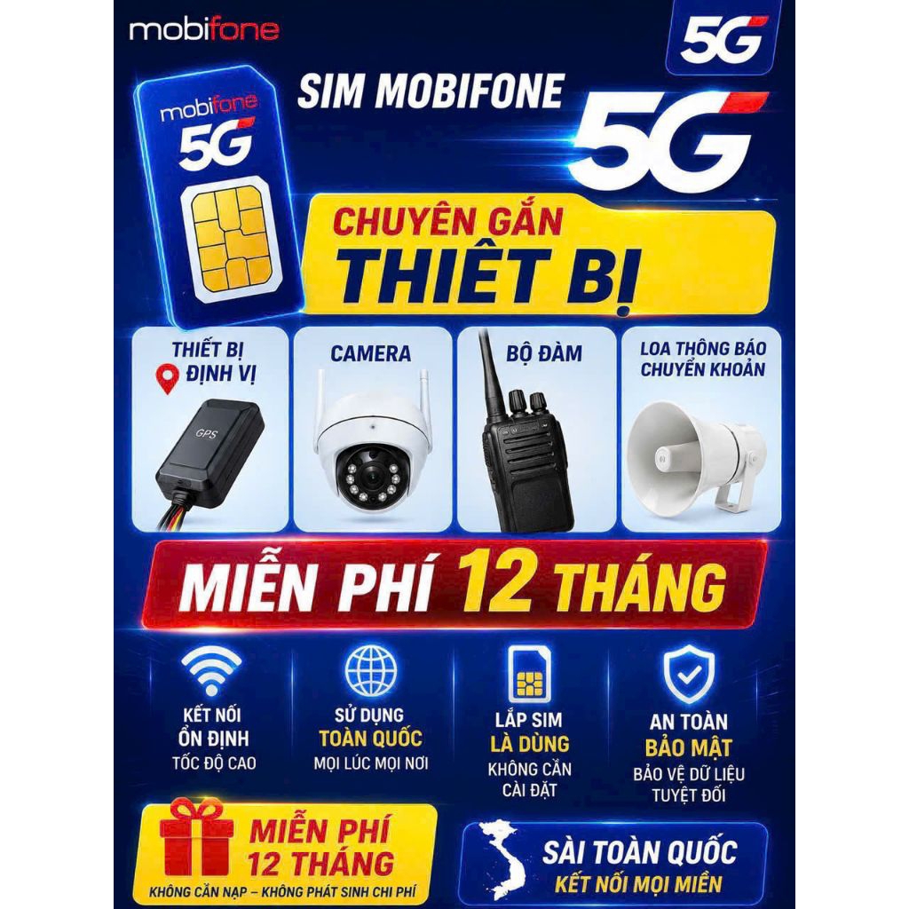 SIM MOBIFONE 12VIP 4GB/NGÀY [CÓ ESIM]