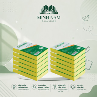 (Combo 3/6 Xấp) Giấy Ghi Chú Officetex 3X2, 3x3 nhiều màu, màu thường, dạ quang