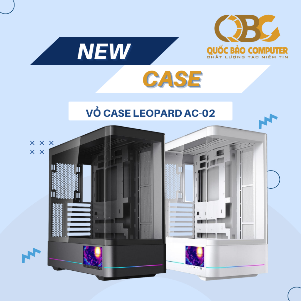 Vỏ Case Leopard AC-02 Black - White ( ATX)