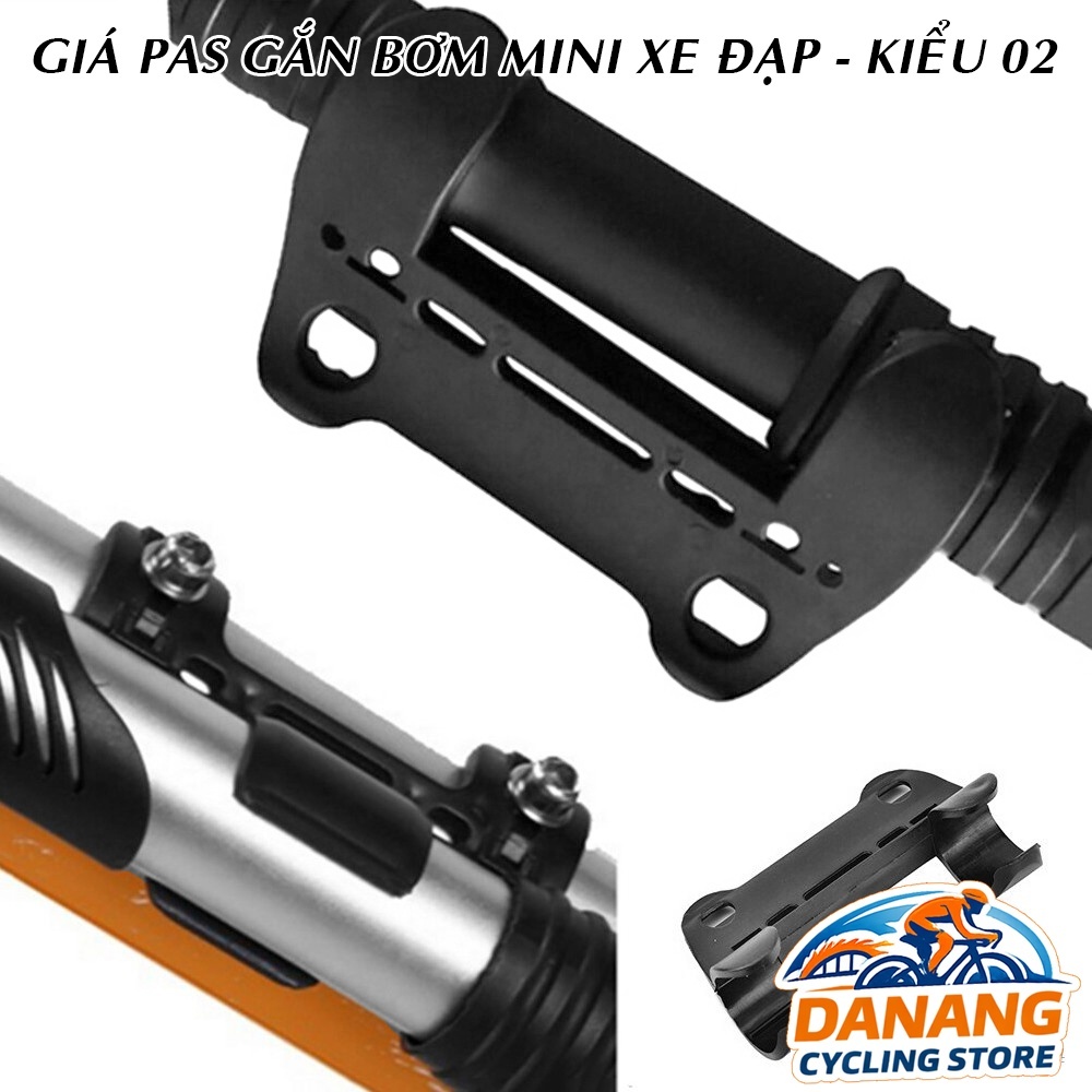 Giá Pas Gắn Bơm Mini Xe Đạp Cỡ 20mm – Kiểu 02 – Phụ Kiện Gắn Bơm Trên Khung Sườn