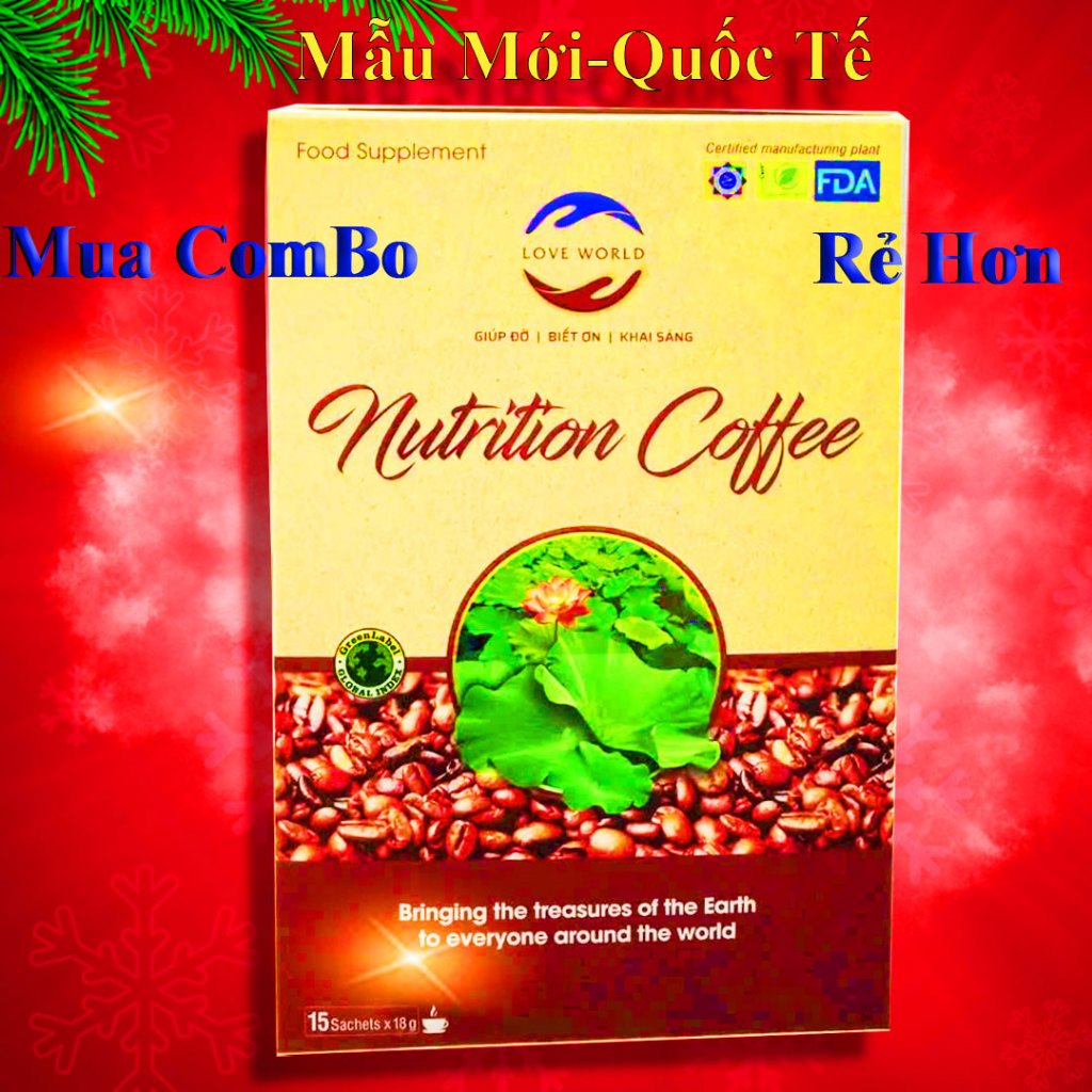 [Combo 5-Rẻ Hơn] Cà Phê Nutrition Coffee Love World Cà Phê Love World Cafe Love World
