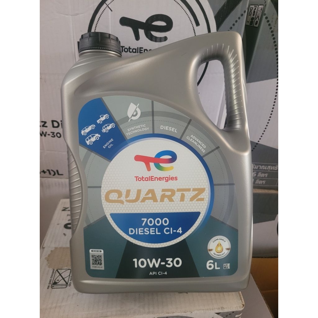 Dầu nhớt Total Quartz 7000 10W30 Diesel 6L