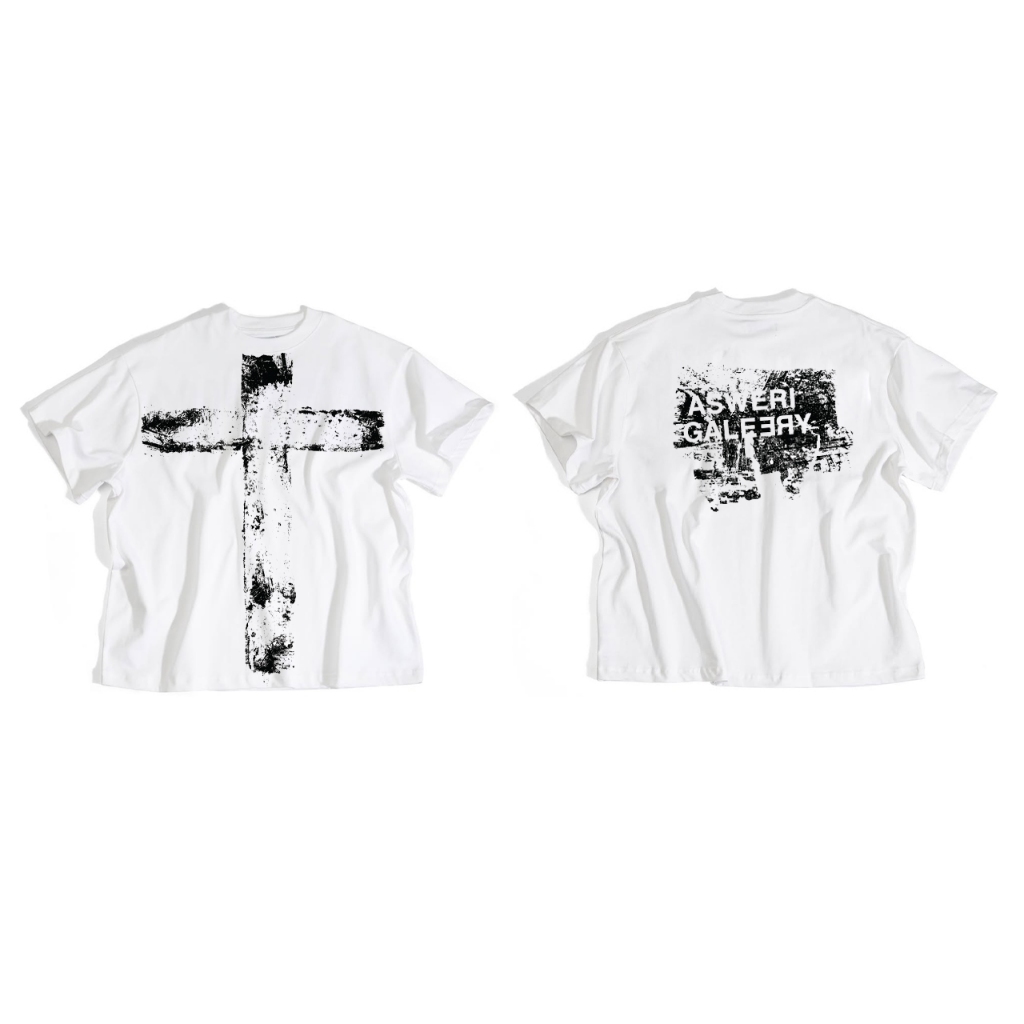 Áo thun xược - Asweri Gallery - Cross Grunge - Form Regular