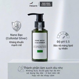 FINEDUST CLEANSER GEL 100ML – Gel rửa mặt pH 5.5, làm sạch bụi mịn, hạn chế khô căng da, hỗ trợ ngưa mụn