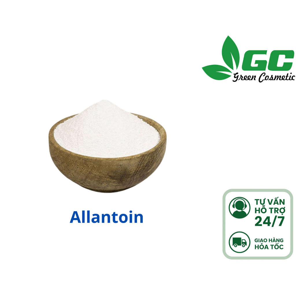 [HCM] Allantoin (có HD) - Chất chống kích ứng - nguyên liệu mỹ phảm Greencosmetics 50g, 100g