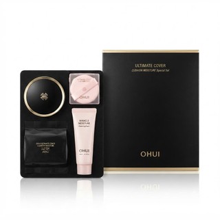 Set cushion phấn nước Ohui Đen - Ohui Ultimate Cover Cushion