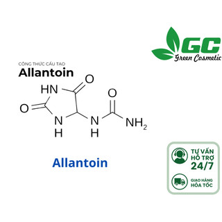 [HCM] Allantoin (có HD) - Chất chống kích ứng - nguyên liệu mỹ phảm Greencosmetics 50g, 100g