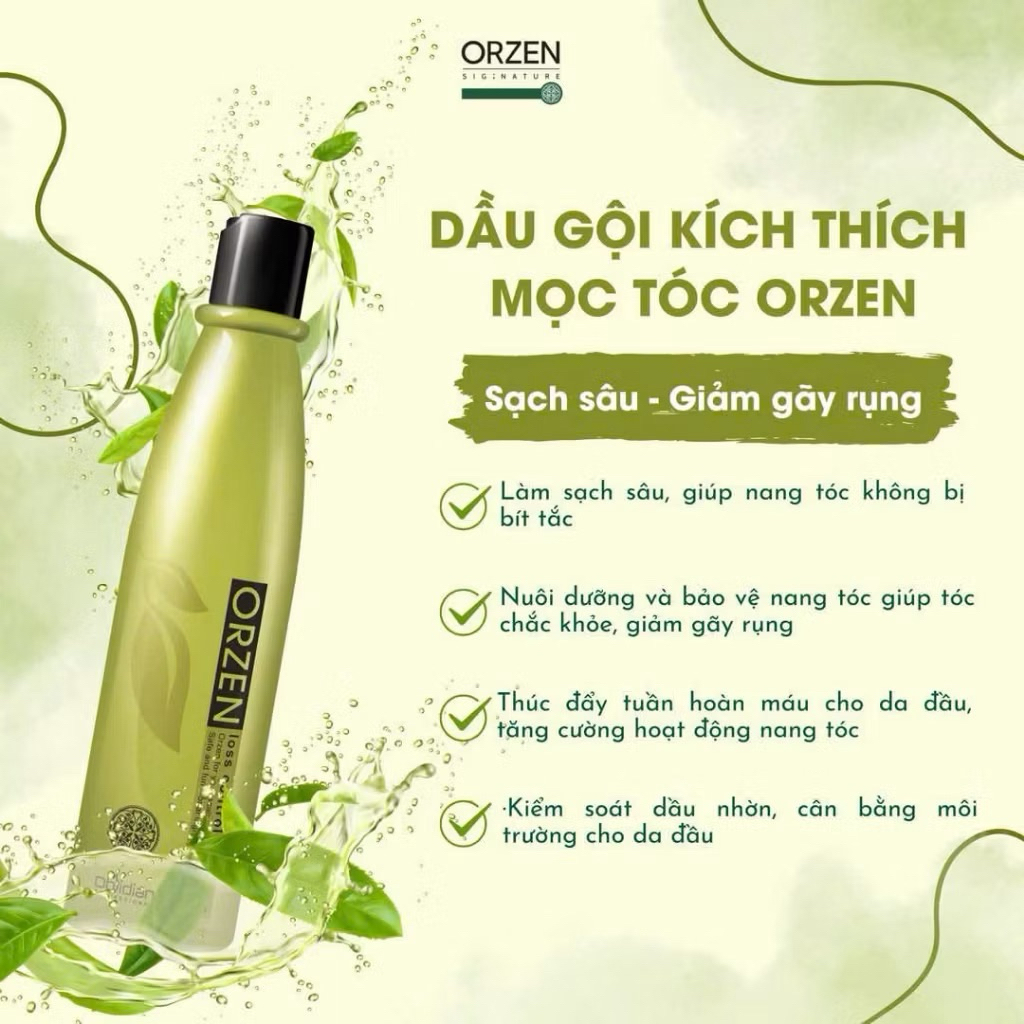 dầu gội giảm gàu vảy nến Or-zen 320ml hàng CÔNG TY CHÍNH HÃNG orzen Việt Nam
