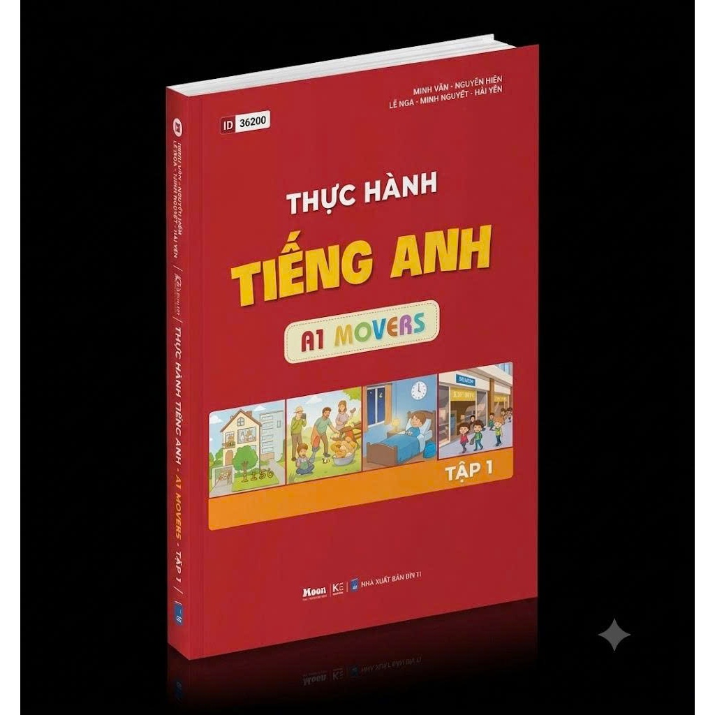 Sách ID - MỚI NHẤT 2026 - Thực Hành Tiếng Anh  A1 Movers - Tập 1