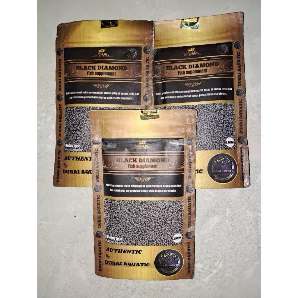 Cám Cá Lóc Black Diamond | Đậm Vạch, Ra Viền, Kích Tăng Trưởng Cá Lóc Vảy Rồng