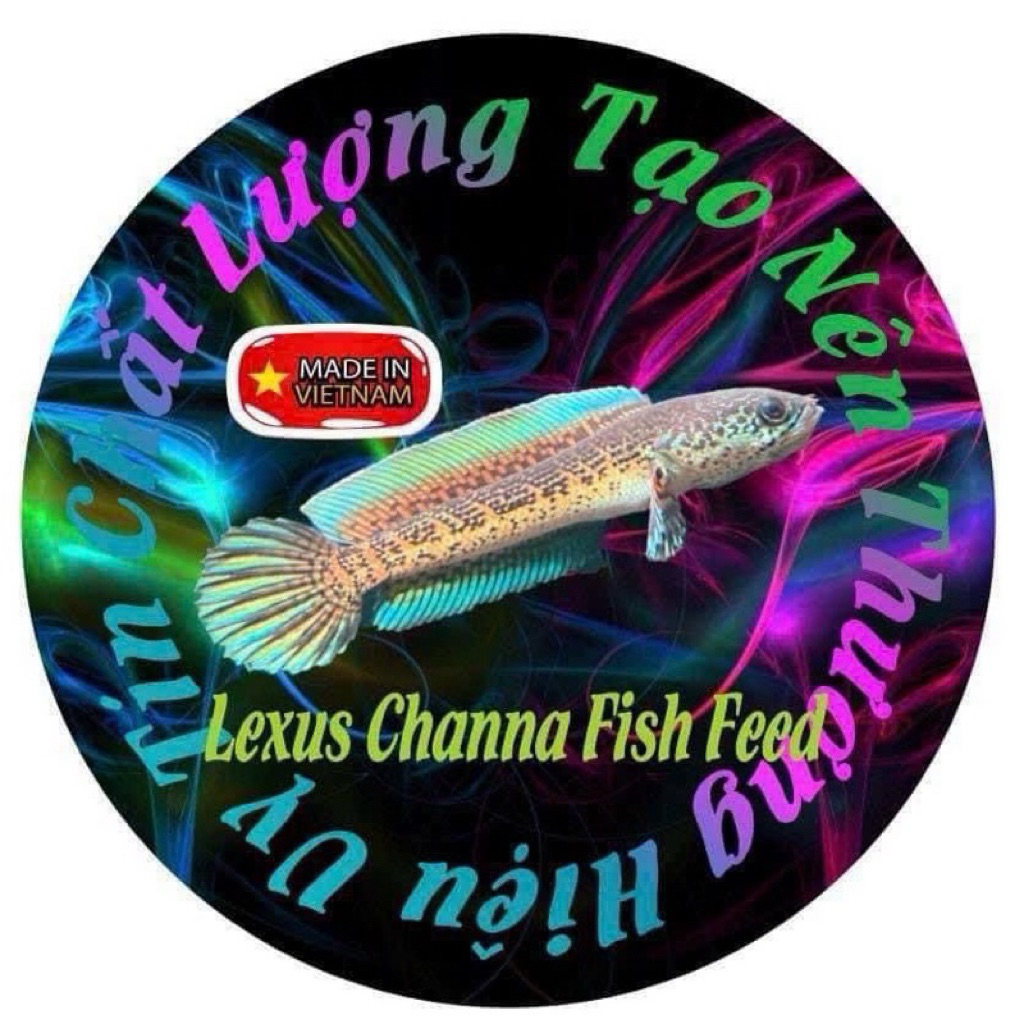 Cám LEXUS - LEXUS PRO Channa Fish Feed Cho Cá Lóc Lạnh - Bung Vây Kỳ Cao, Lên Màu Đẹp, Thức Ăn Cá Ló