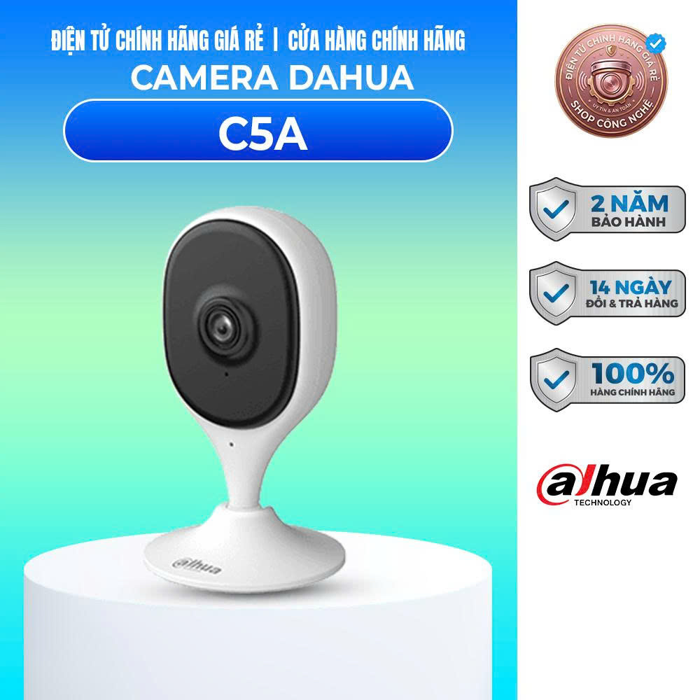 Camera IP WIFI DAHUA DH-C5A 5MP cố định trong nhà - BẢO HÀNH CHÍNH HÃNG 2 NĂM