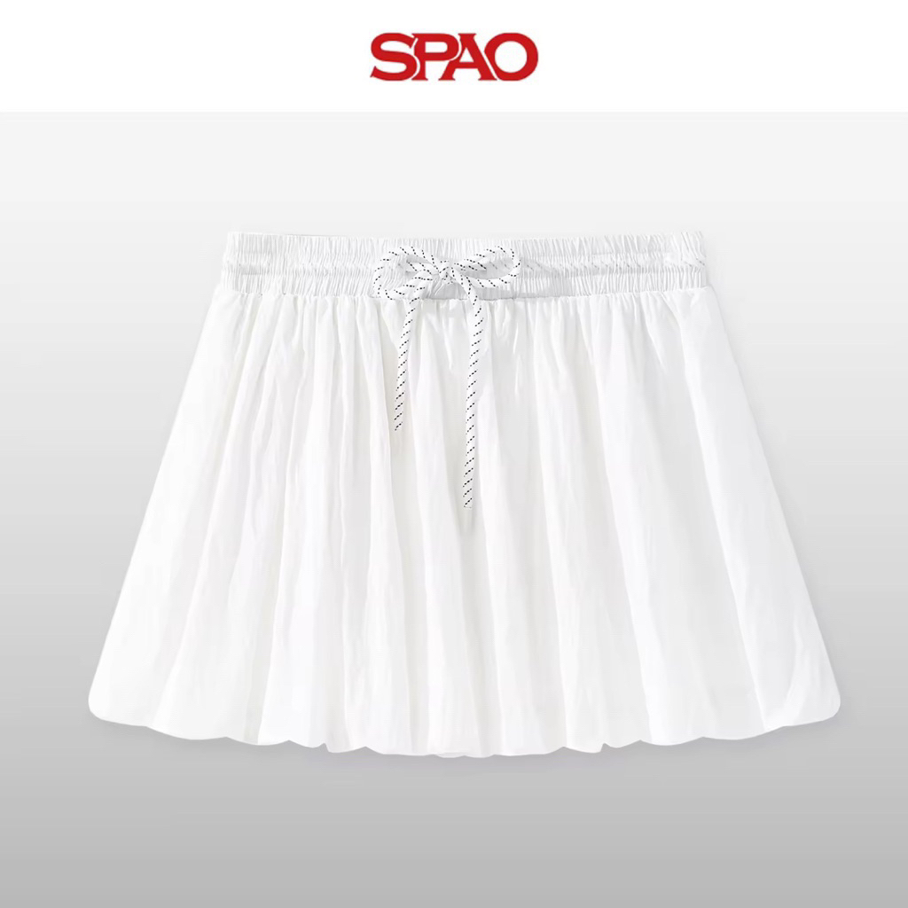 (Chính Hãng) Chân váy bí dáng ngắn nữ hãng SPAO Newtag