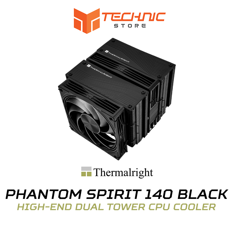 Tản nhiệt CPU Thermalright Phantom Spirit 140 BLACK (PS140 BLACK)