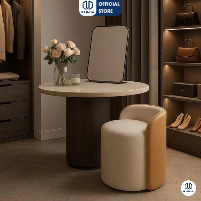 Ghế đôn sofa bọc da PU sang trọng thiết kế thông minh thương hiệu ILUMIA - GC51