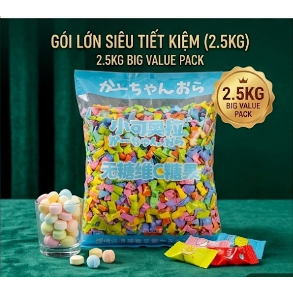 Kẹo Ngậm Trái Cây Vitamin C 12 Hương Vị 1996 Food Mart  Snack Food Candy Ăn Vặt Mát Lạnh Bạc Hà Xiao
