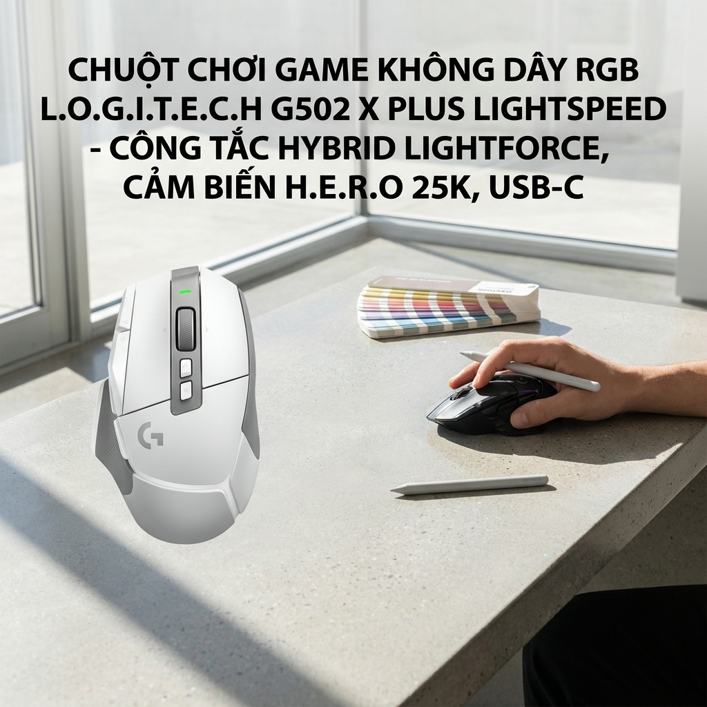 Chuột Logitech G502 X PLUS LIGHTSPEED Wireless RGB Gaming USB-C