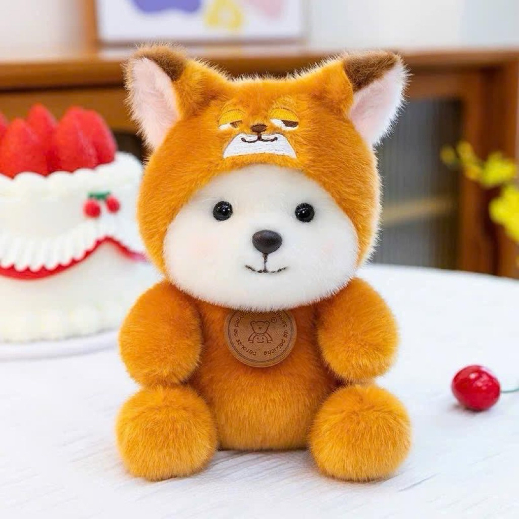gấu bông lena stick, lena cáo, lena thỏ, các loại lena 25cm