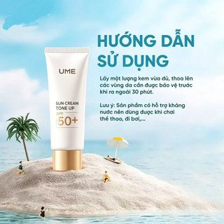 Kem Chống Nắng Nâng Tông UME Ngọc Trinh, Kem Chống nắng cho mặt SPF 50+