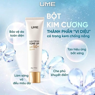 Kem Chống Nắng Nâng Tông UME Ngọc Trinh, Kem Chống nắng cho mặt SPF 50+