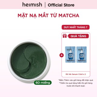 Mặt Nạ Mắt Heimish Matcha Biome Hydrogel Eye Patch (60 Miếng)