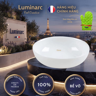 Bộ 3/Bộ 6 Đĩa Thủy Tinh Sâu Lòng Luminarc P1064 13cm,An Toàn  Lò Vi Sóng và Máy Rửa Bát